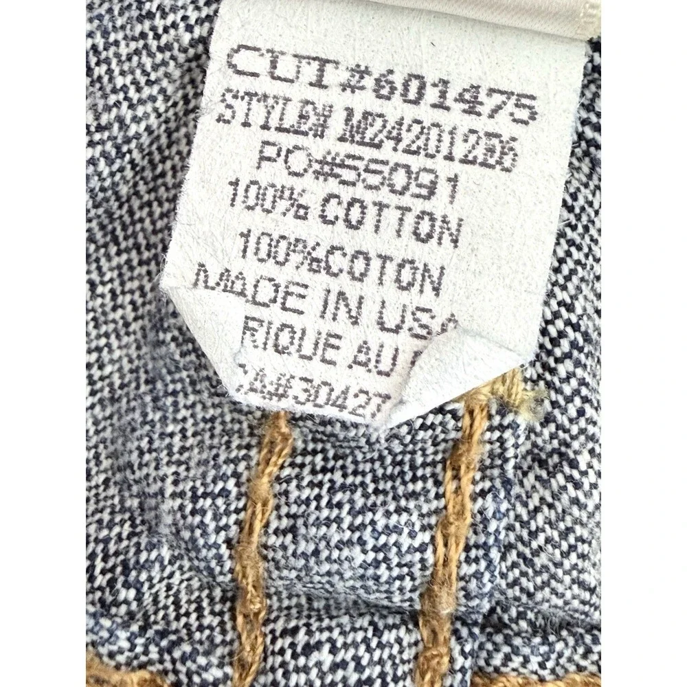 TRUE RELIGION Mens Jeans Billy BIG T Heritage Pockets RARE 36 x 32 Dark Wash